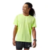 Men’s Short Sleeve T-Shirt Brooks High Point Sleeve 2.0 Yellow
