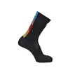 Sports Socks Salomon Pulse Race Flag Crew Black