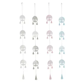Kabantis dekoras DKD Home Decor Medis Balta (4 vnt.)