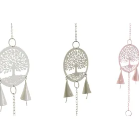 Kabantis dekoras DKD Home Decor Medis Balta (4 vnt.)