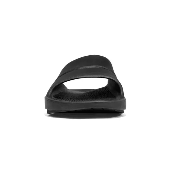 Men's Flip Flops OOfos Recovery Ooahh Black