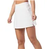Padel skirt Wilson Team Flat Front White