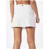 Padel skirt Wilson Team Flat Front White