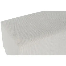 Taburete DKD Home Decor Bēšs Koks MDF 100 x 40 x 40 cm