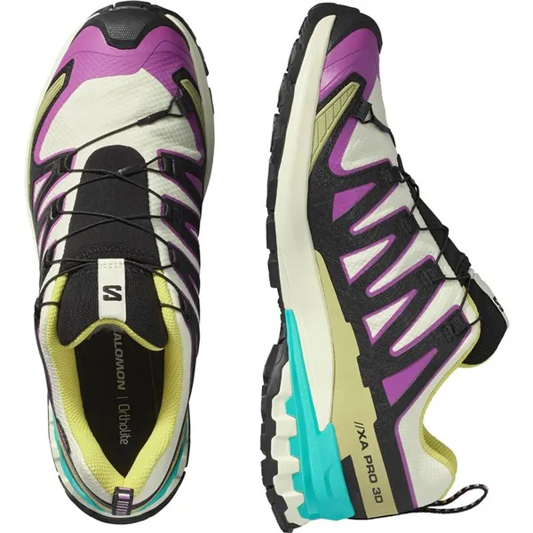 Men's trail running shoes (mountain running) Salomon Xa Pro 3D V9 Gtx Light brown