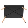Diivanilaud Springos HF0016 120 x 80 CM Must