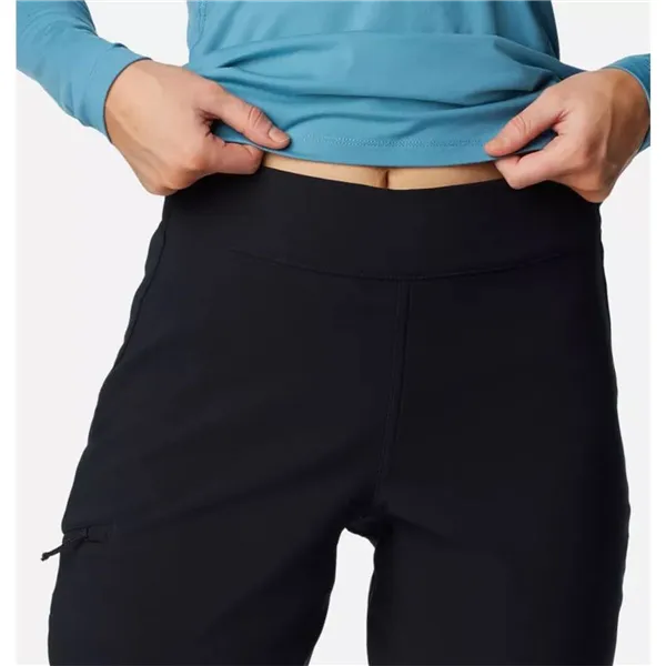 Long Sports Trousers Columbia Back Beauty™ High-Rise Black Lady