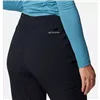 Long Sports Trousers Columbia Back Beauty™ High-Rise Black Lady
