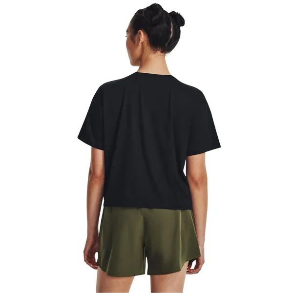 Women’s Short Sleeve T-Shirt Under Armour Black Fitness