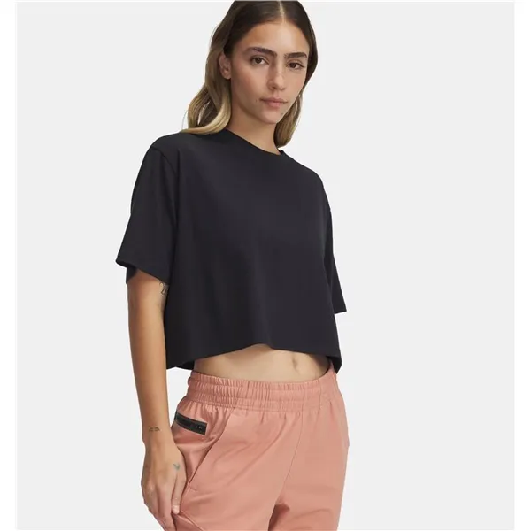Women’s Short Sleeve T-Shirt Under Armour Black Fitness
