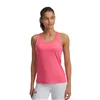 Women's Sleeveless T-shirt Under Armour Pink Fitness