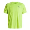 Men’s Short Sleeve T-Shirt Under Armour Tech Textured Lime green