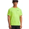 Men’s Short Sleeve T-Shirt Under Armour Tech Textured Lime green