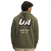 Men’s Hoodie Under Armour Rival Fleece Hbr Logo Hd Dark green