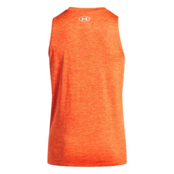 Women's Sleeveless T-shirt Under Armour Tech Tank Twist Orange Fitness