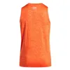 Women's Sleeveless T-shirt Under Armour Tech Tank Twist Orange Fitness