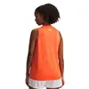 Women's Sleeveless T-shirt Under Armour Tech Tank Twist Orange Fitness
