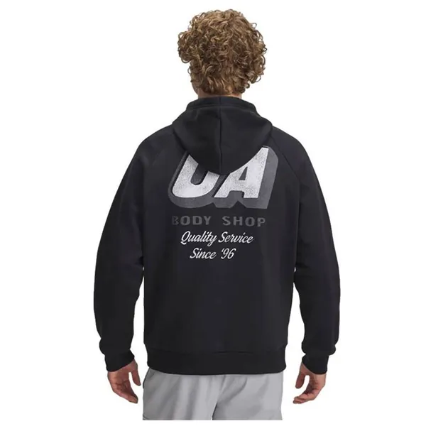 Men’s Hoodie Under Armour Rival Fleece Hbr Logo Hd Black