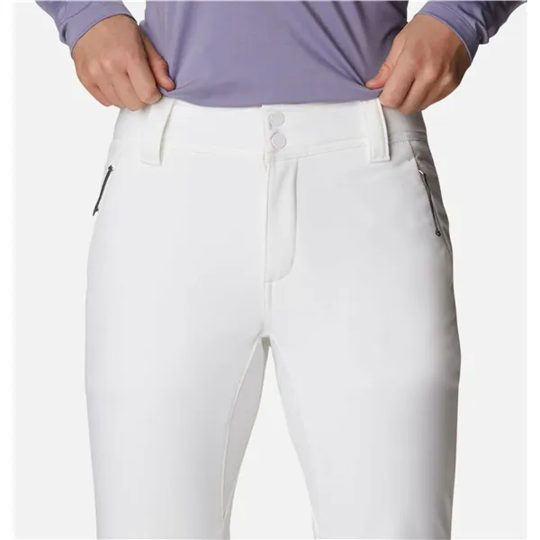 Long Sports Trousers Columbia Roffee Ridge IV White