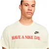 Men’s Short Sleeve T-Shirt Nike Have A Nice Day Beige