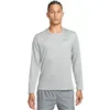 Men’s Long Sleeve T-Shirt Nike Dri-Fit Uv Miler Long-Sl Grey