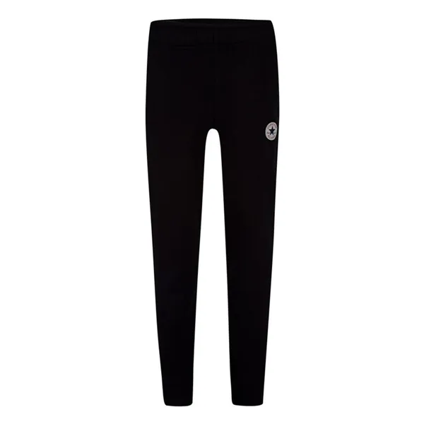 Long Sports Trousers Converse Chuck Taylor Patch Jogger Black