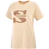 Men’s Short Sleeve T-Shirt Salomon Beige