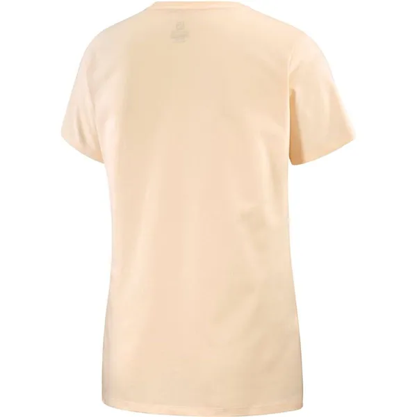 Men’s Short Sleeve T-Shirt Salomon Beige