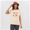 Men’s Short Sleeve T-Shirt Salomon Beige