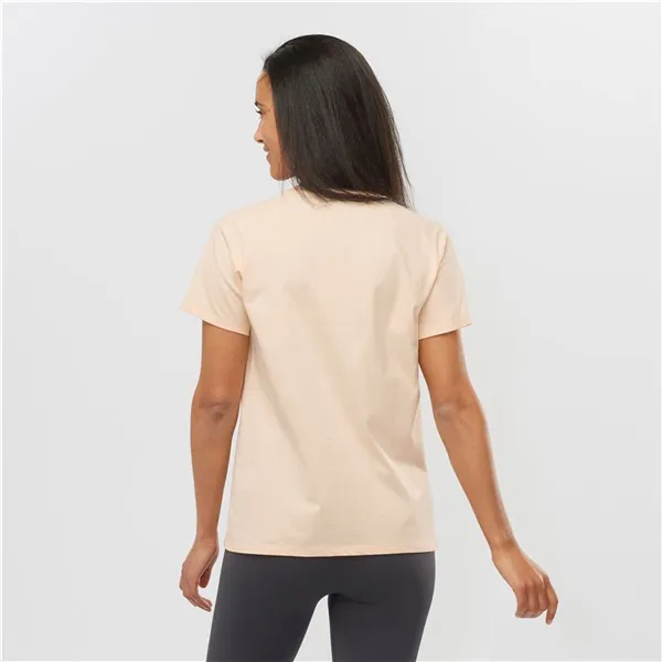 Men’s Short Sleeve T-Shirt Salomon Beige