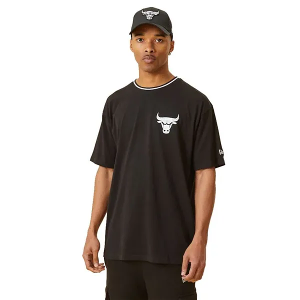 Basketball shirt New Era Chicago Bulls Graphic M Black