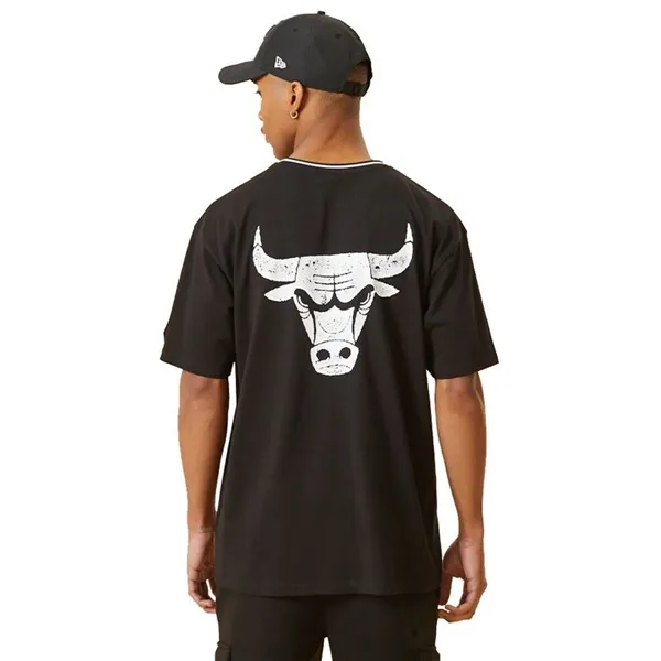 Basketball shirt New Era Chicago Bulls Graphic M Black