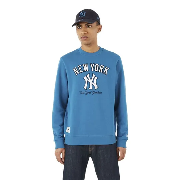 Men’s Sweatshirt without Hood New Era MLB Heritage New York Yankees M Blue Blue