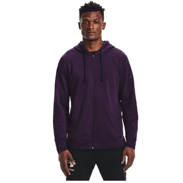 Men's Sports Jacket Under Armour Rival Terry Magenta