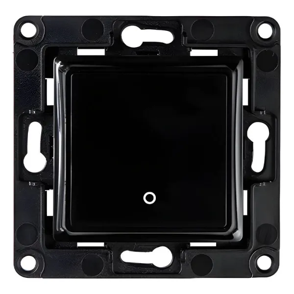 Šviesos jungiklis Shelly WALL SWITH 1 BLACK Juoda