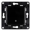 Šviesos jungiklis Shelly WALL SWITH 1 BLACK Juoda