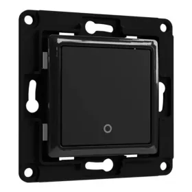 Šviesos jungiklis Shelly WALL SWITH 1 BLACK Juoda