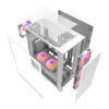 Darkflash DRX70 MESH computer case (white) + 4 RGB fans