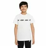 Child's Short Sleeve T-Shirt Nike B-Repeat White