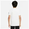 Child's Short Sleeve T-Shirt Nike B-Repeat White