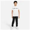 Child's Short Sleeve T-Shirt Nike B-Repeat White