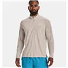 Men’s Long Sleeve T-Shirt Under Armour Streaker Run Beige