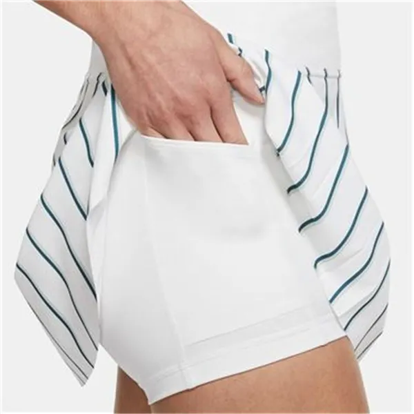 Tennis skirt Nike Winter Stripe Stripes White