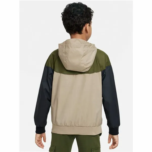 Children's Sports Jacket Nike Sportswear Windrunner Green