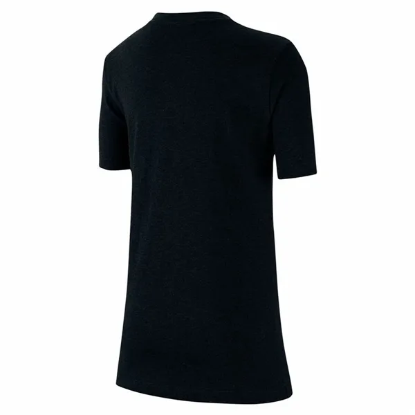 Child's Short Sleeve T-Shirt Nike Sportswear Black
