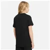 Child's Short Sleeve T-Shirt Nike Sportswear Black
