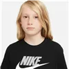 Child's Short Sleeve T-Shirt Nike Sportswear Black