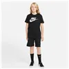 Child's Short Sleeve T-Shirt Nike Sportswear Black