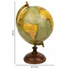 Globe Alexandra House Living Brown Paper Iron Plastic Mango wood 20 x 25 x 20 cm