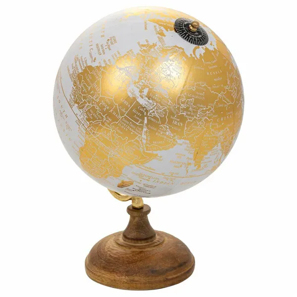 Globe Alexandra House Living Paper Iron Plastic Mango wood 20 x 25 x 20 cm